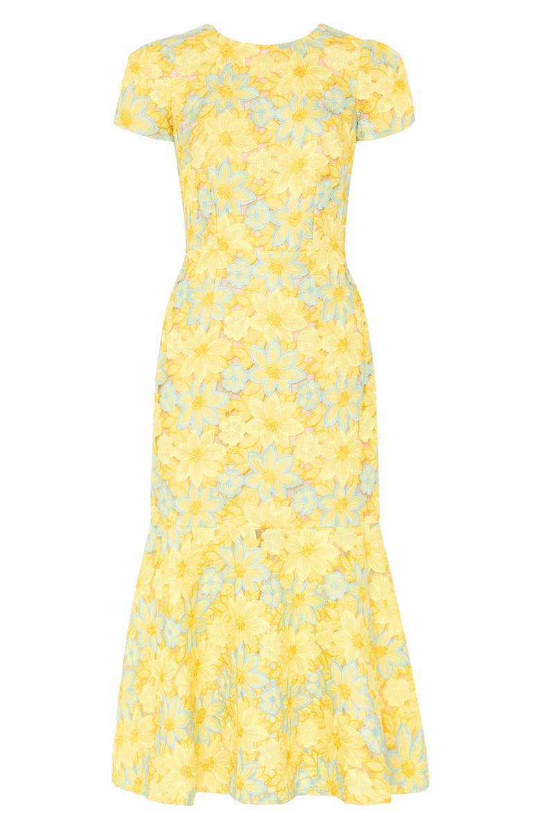 Milly Tahlia Floral Lace Dress, Alternate, color, 