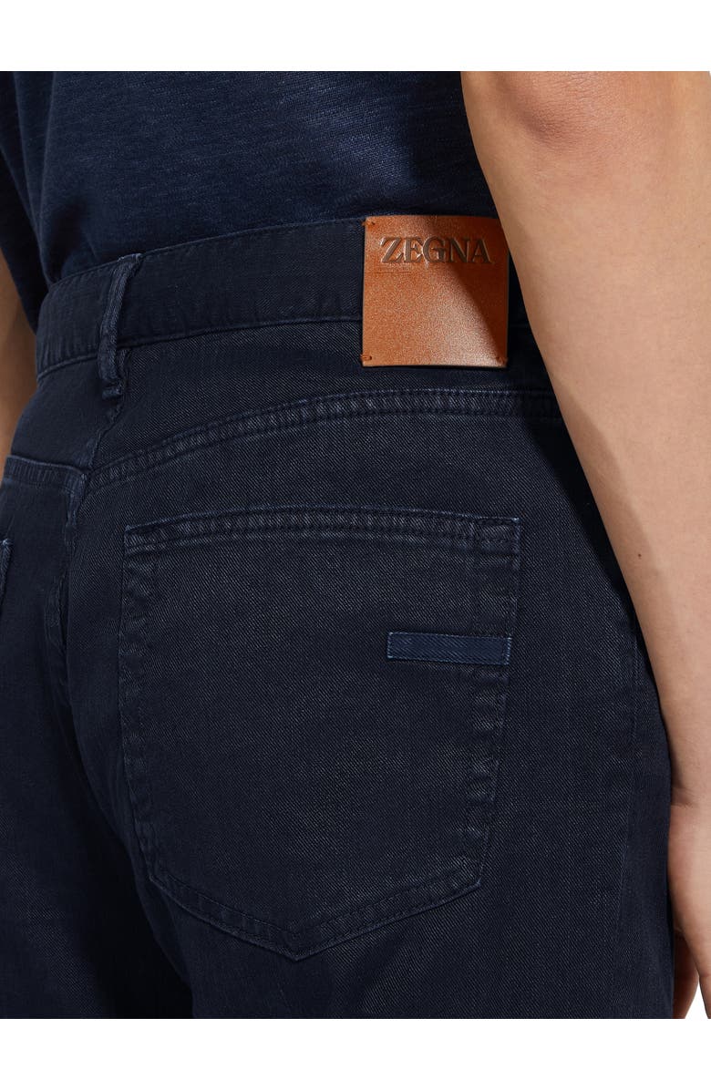 ZEGNA City Fit Stretch Jeans, Alternate, color, Navy Solid