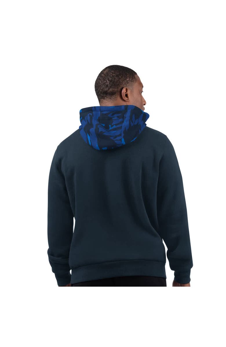 STARTER Men's Starter Navy Chicago Bears Thursday Night Gridiron Pullover Hoodie, Alternate, color, Navy