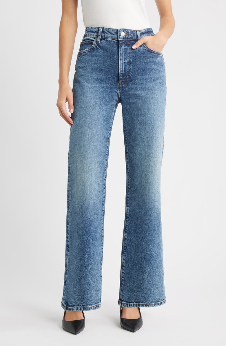 FRAME The Pixie Arrow High Waist Bootcut Jeans, Main, color, Halo