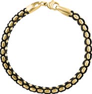 EFFY Men's 14K Gold Plated Sterling Silver Bracelet