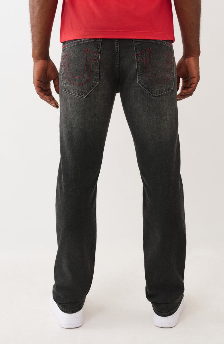 True Religion Ricky Straight Leg Jeans, Alternate, color, Grey Smoky Mist