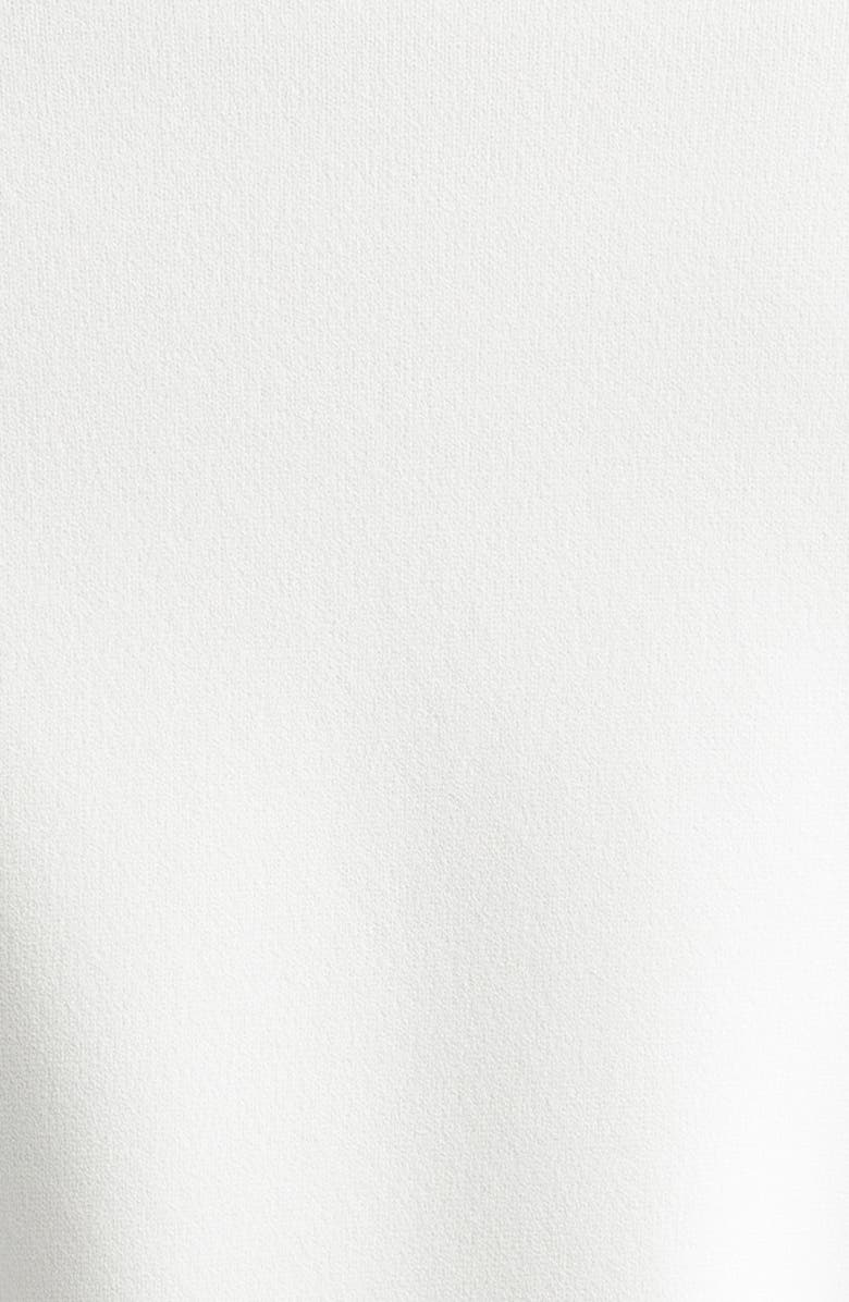 ST. JOHN Geometric Point Open Knit Zip-Up Jacket, Alternate, color, Bright White Multi