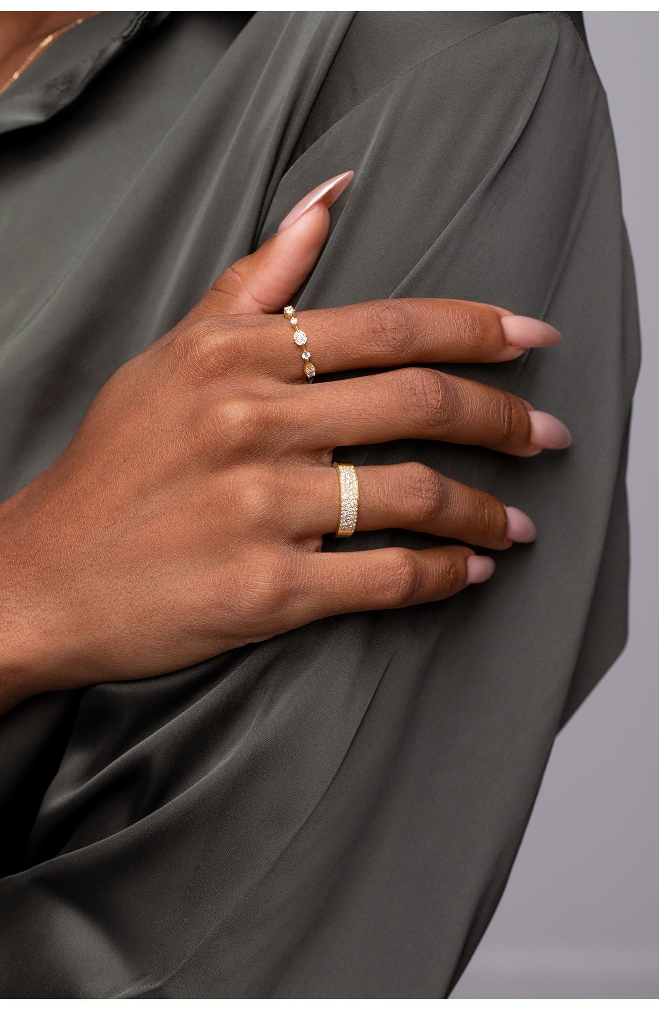 Bony Levy Aviva Diamond Stacking Ring | Nordstromrack