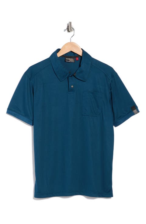 Grid Jacquard Polo