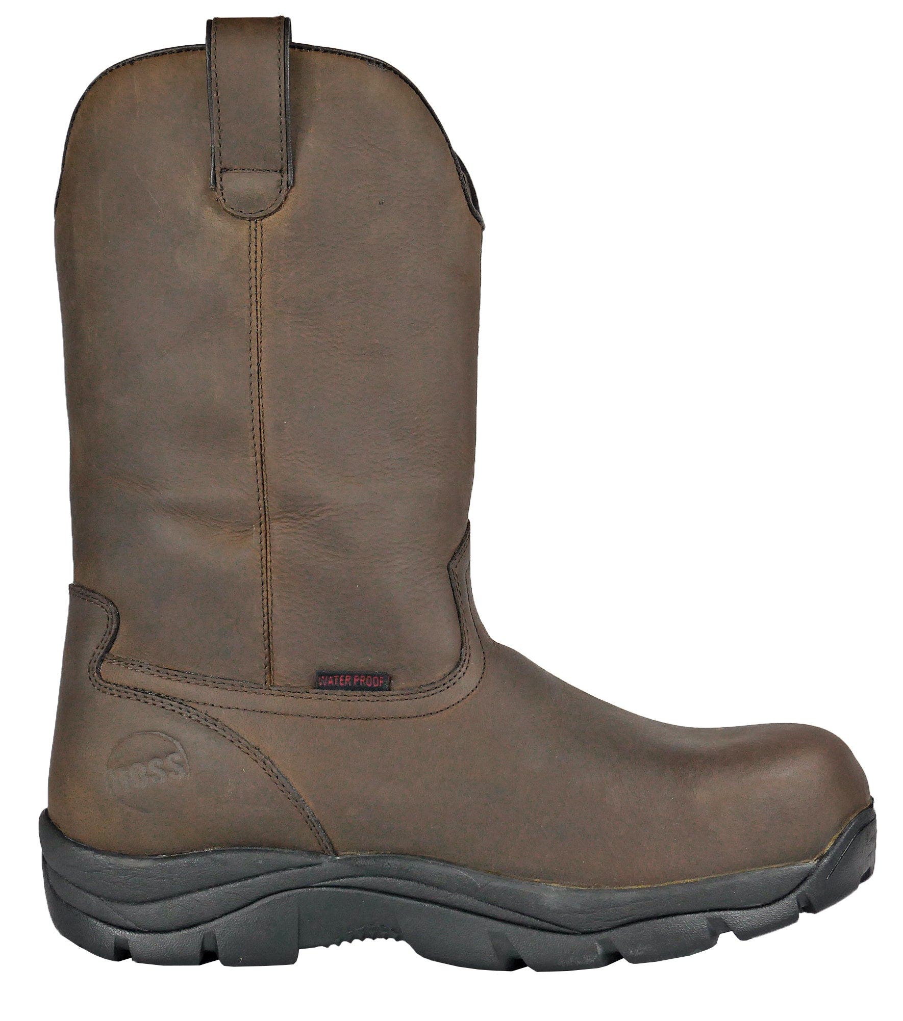 Hoss Boot Company HOSS Wildfire Wellington Composite Toe Waterproof Work Boot, Alternate, color, Brown