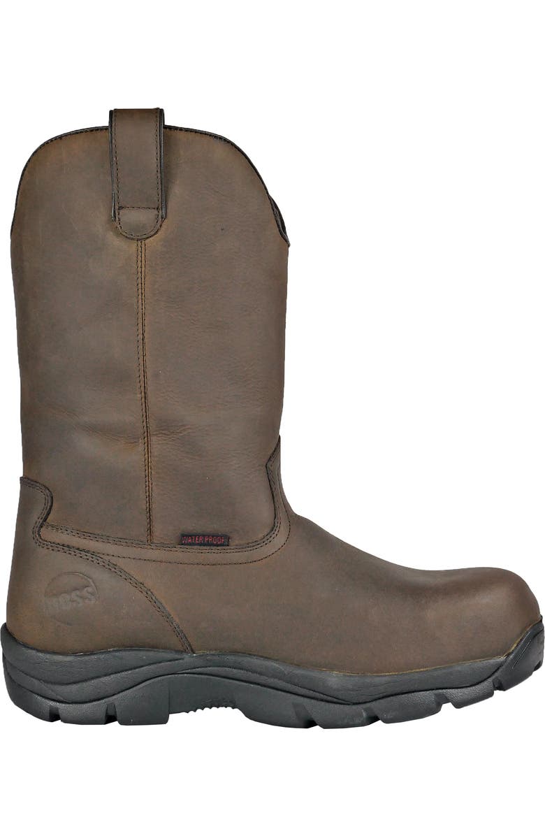 Hoss Boot Company HOSS Wildfire Wellington Composite Toe Waterproof Work Boot, Alternate, color, Brown