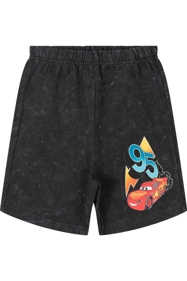 Pixar 2-Piece Tee and Shorts Set, Alternate, color, Charcoal McQueen