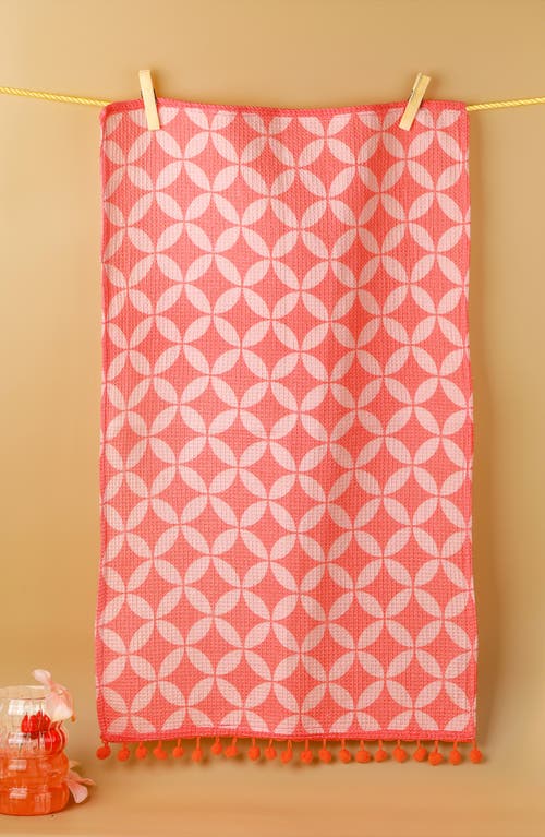 Tiramisu 3-piece Kitchen Towel Set In Orange