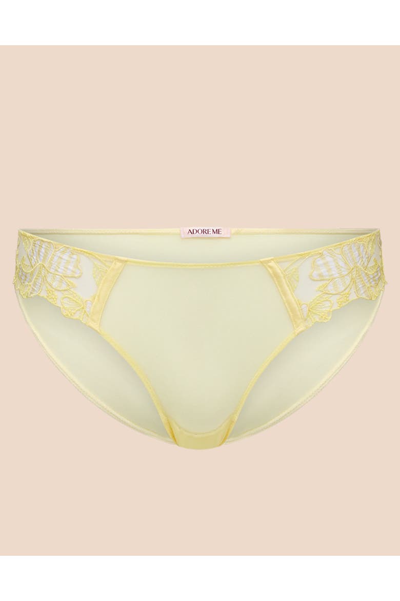 Carole Bikini Panties, Main, color, Stripe yellow
