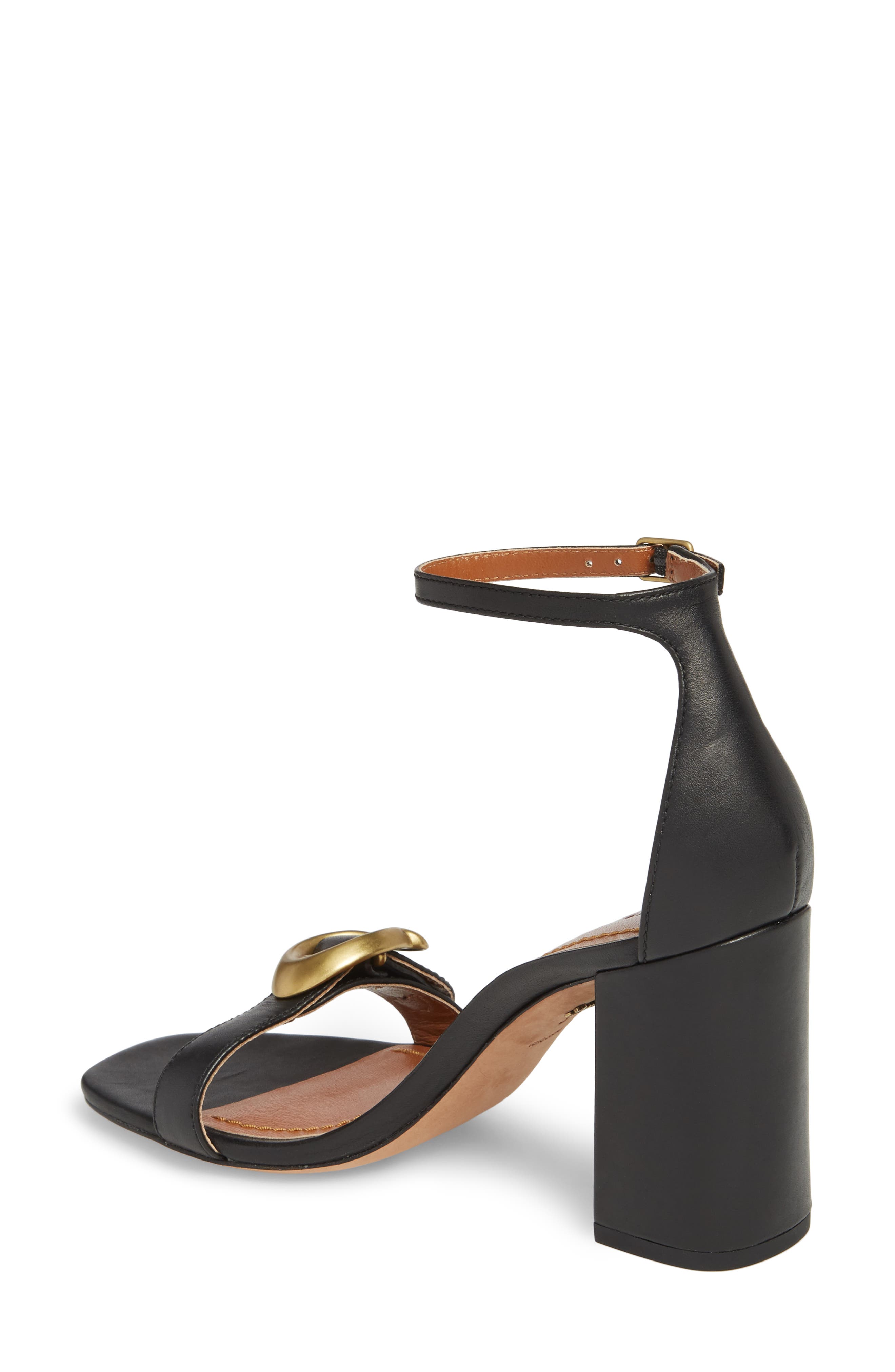 Maya Sandal, Alternate, color, BLACK LEATHER