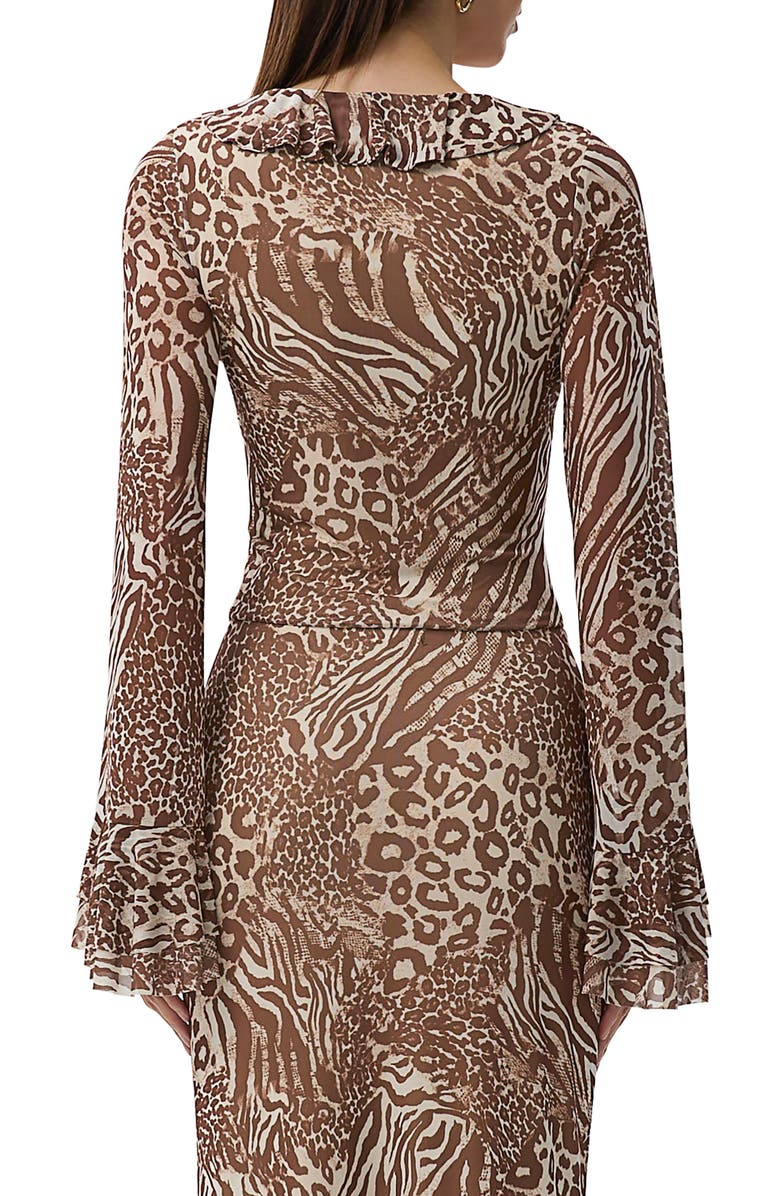 AFRM Cadence Lace-Up Long Sleeve Top, Alternate, color, 