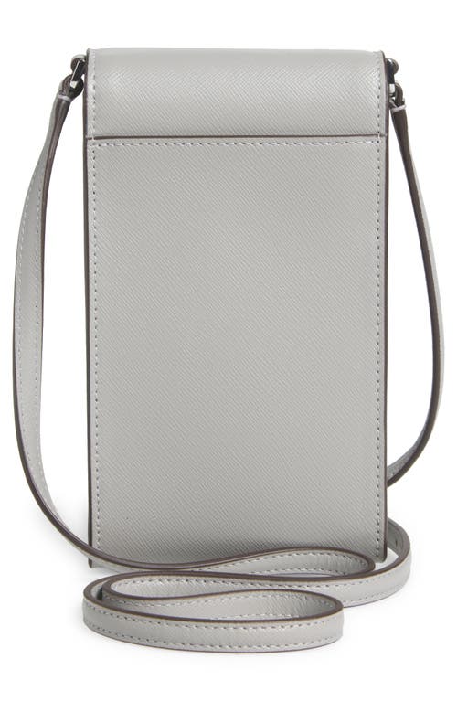 Kate Spade New York Staci North South Flap Phone Case In Nimbus Grey