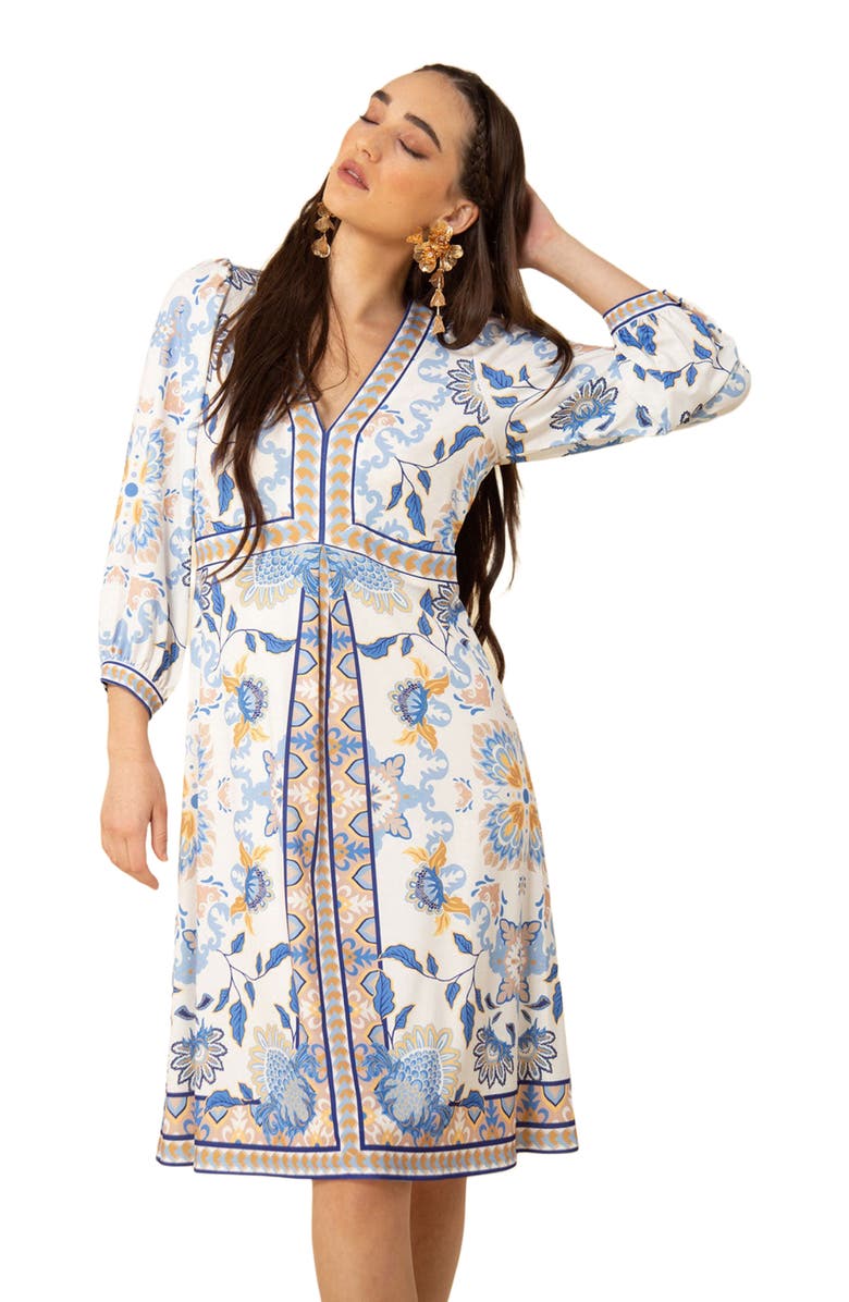 Hale Bob Genesis Jersey Dress, Alternate, color, 