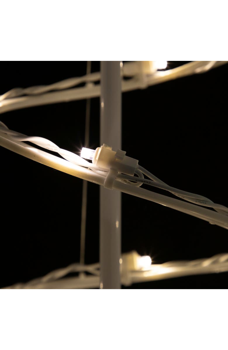 Northlight LED Lighted Spiral Outdoor Christmas Tree - 4' - Warm White Lights, Alternate, color, 