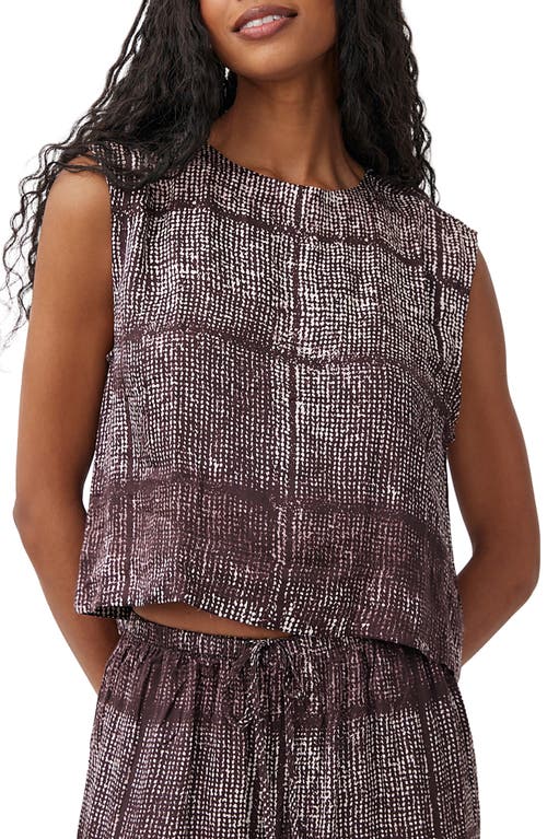 Bella Dahl Boxy Button Back Sleeveless Top in Asilah Print  product