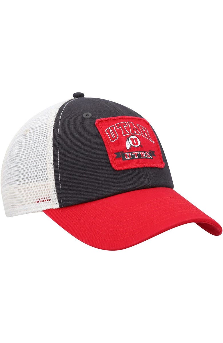 COLOSSEUM Men's Colosseum  Charcoal Utah Utes Objection Snapback Hat, Alternate, color, 