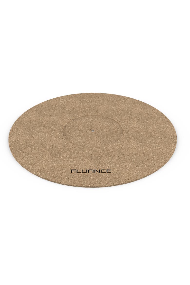 Turntable Cork Platter Mat, Improves Sound for Vinyl Record Players, Main, color, Brown