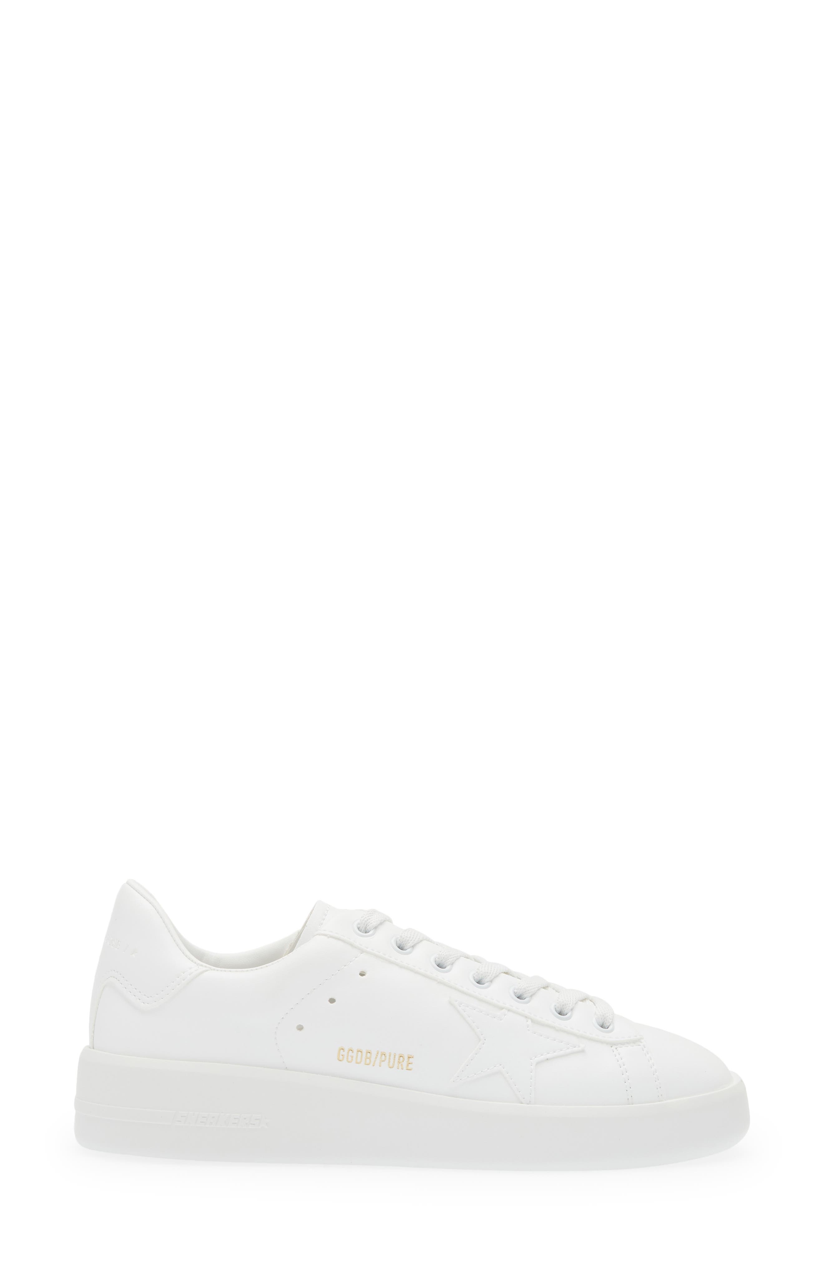 Golden Goose Purestar Bio Based Sneaker, Alternate, color, White