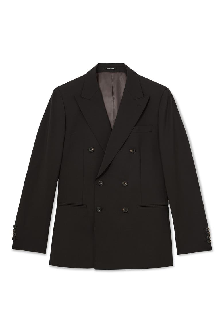 Dream Tailored Fit Double Breasted Blazer, Alternate, color, CHOCOLATE BROWN