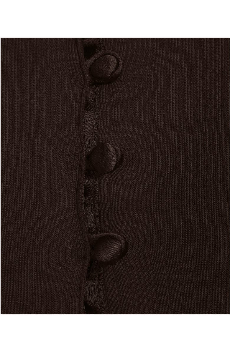 Lands' End 3/4 Sleeve Variegated Micro Rib Henley, Alternate, color, 