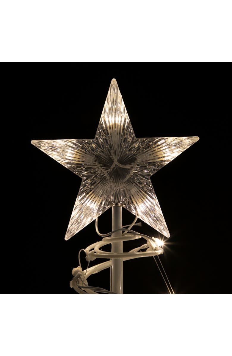 Northlight LED Lighted Spiral Outdoor Christmas Tree - 4' - Warm White Lights, Alternate, color, White