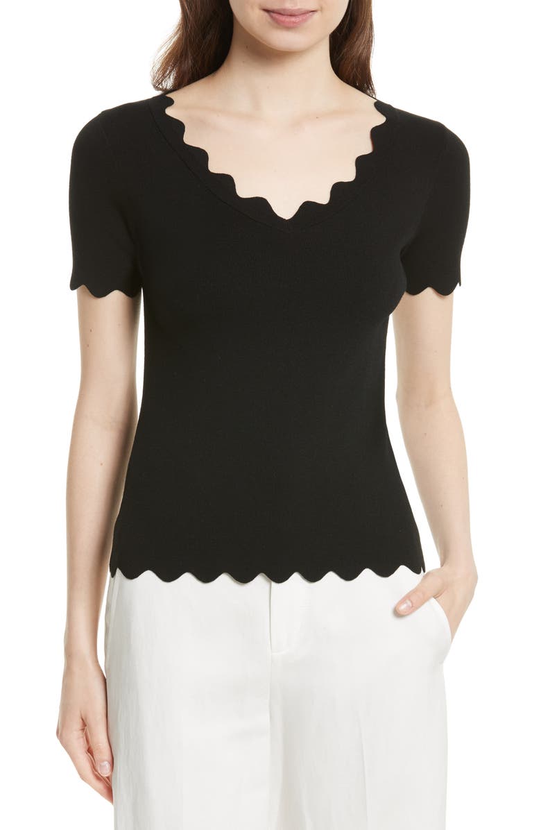 Milly Scallop Top, Main, color,