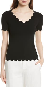 Milly Scallop Top