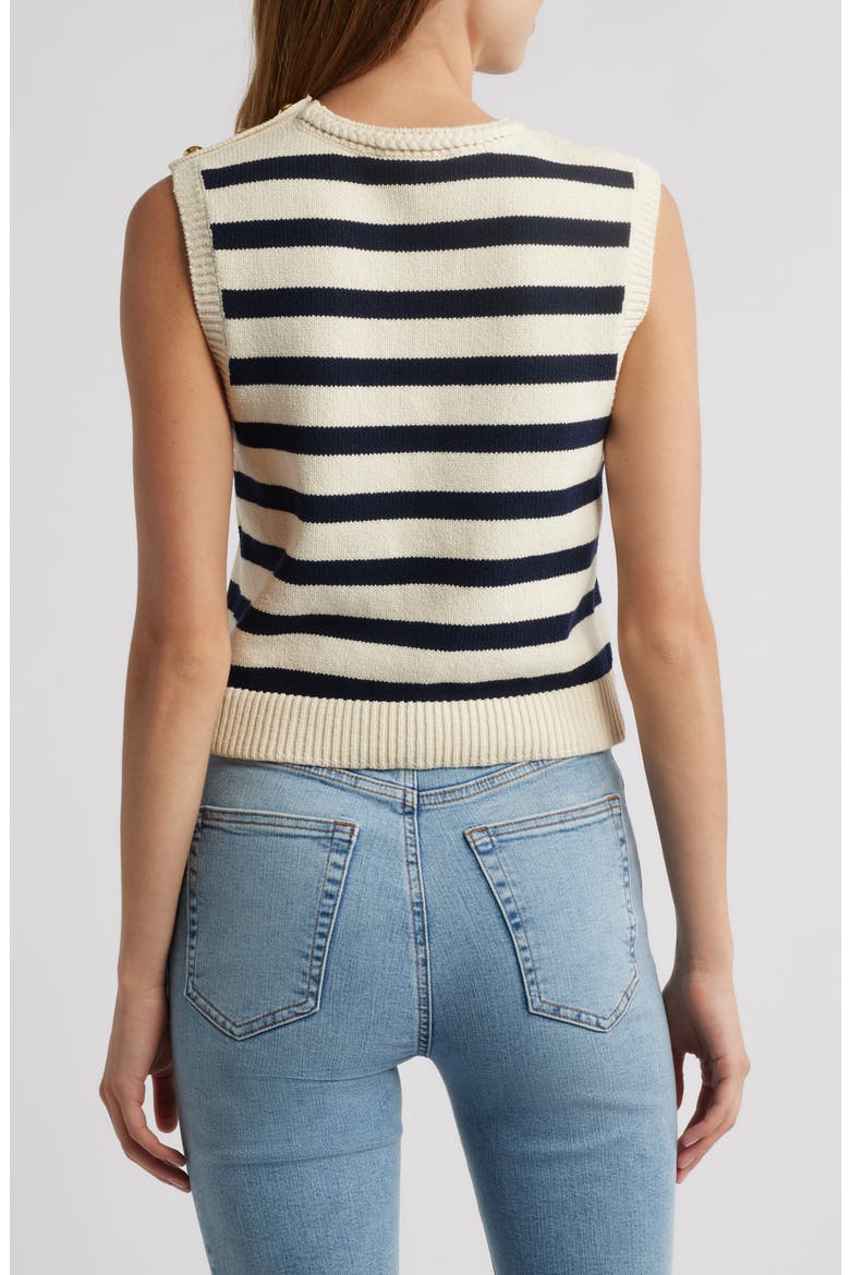 The Harbor Sleeveless Sweater, Alternate, color, NAVY MULTI