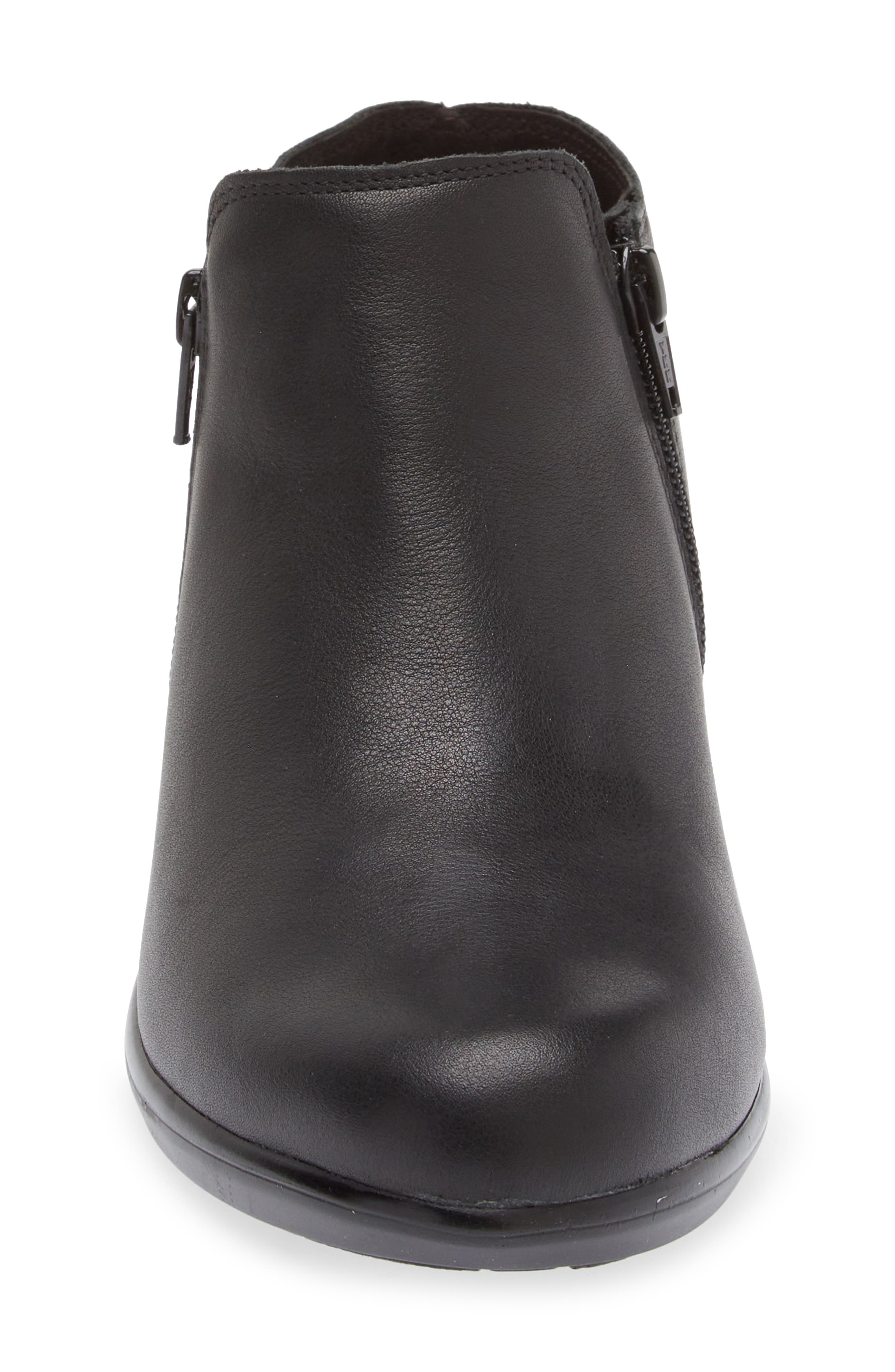 Naot 'Helm' Bootie, Alternate, color, Water Resistant Black Leather