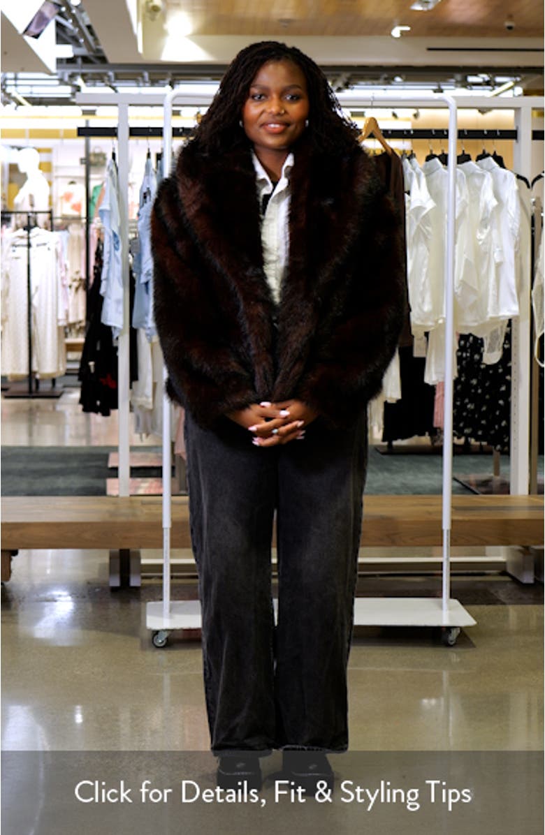 Boxy Faux Fur Coat, sales video thumbnail