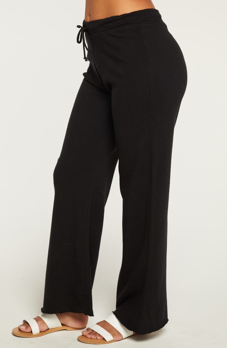 Chaser Wide Leg Cotton Fleece Lounge Pants, Alternate, color, 