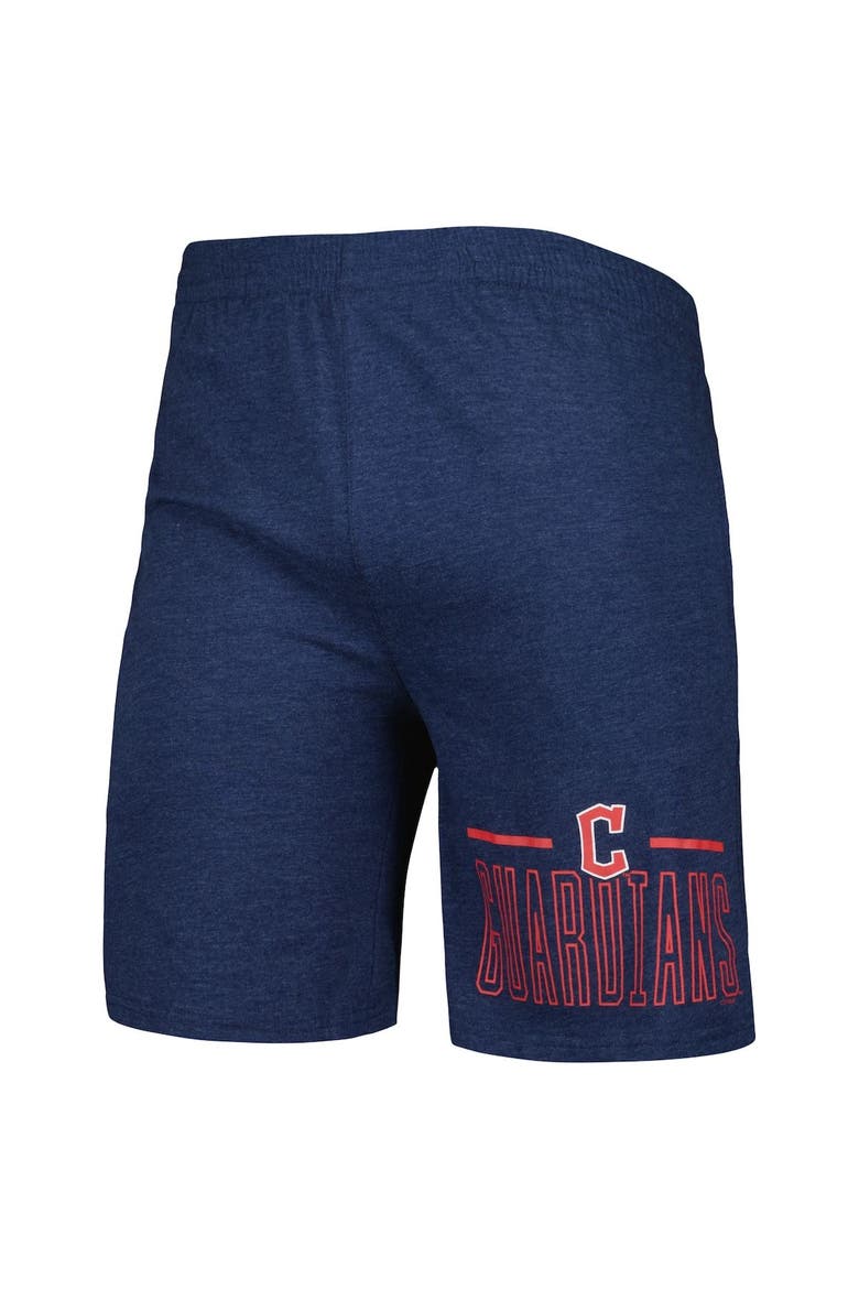 Men's Concepts Sport Navy/Red Cleveland Guardians Meter T-Shirt and Shorts Sleep Set, Alternate, color, Navy