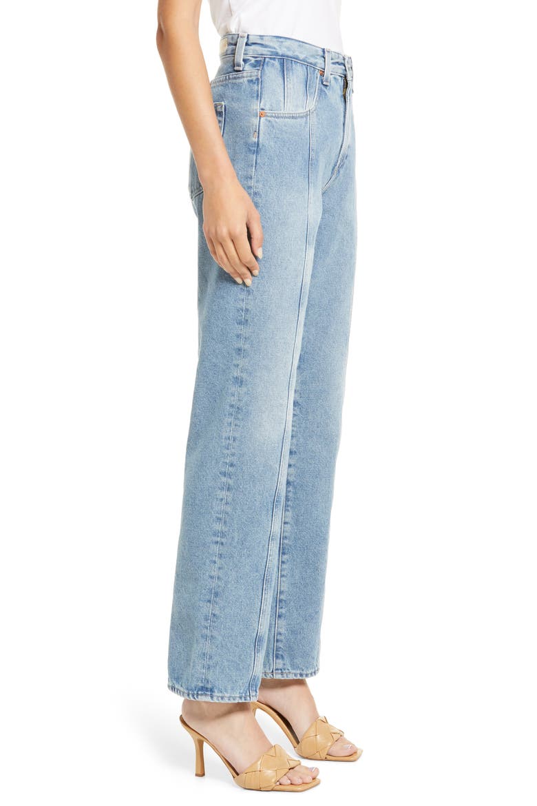 Alexxis Paneled Straight Leg Jeans, Alternate, color, SHOWROOM