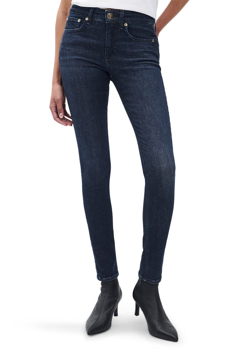 rag & bone Epic Cate Low Rise Ankle Skinny Jeans, Main, color, Hillcrest