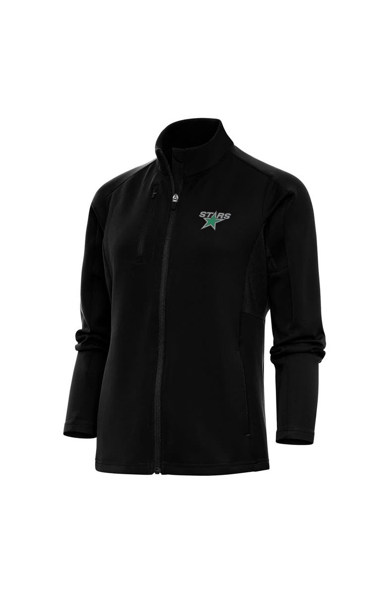 ANTIGUA Women's Antigua Black Dallas Stars Special Edition 2.0 Generation Full-Zip Jacket, Main, color,