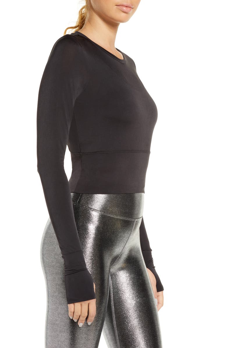 Heroine Sport Open Back Long Sleeve Top, Alternate, color,