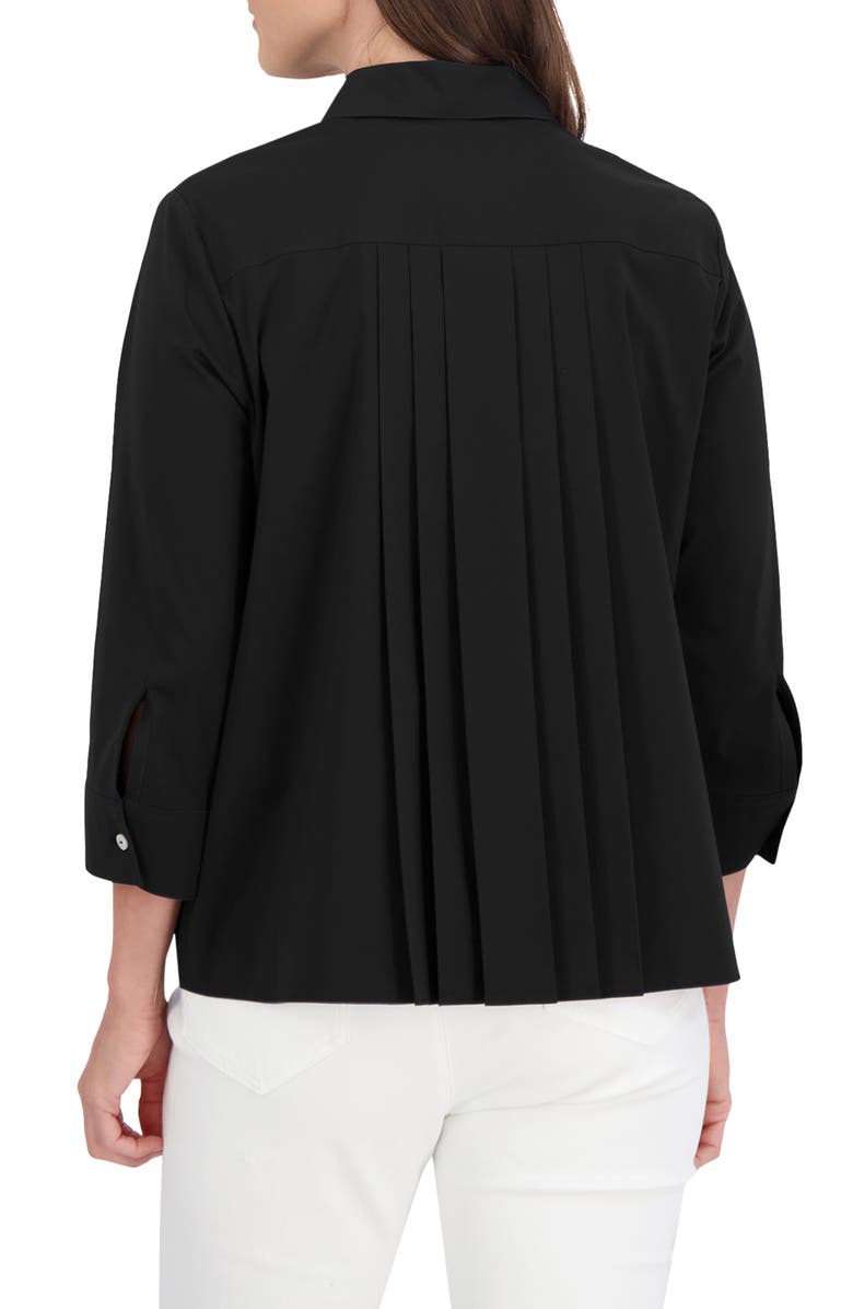 Foxcroft Sanda Cotton Blend Button-Up Shirt, Alternate, color, 