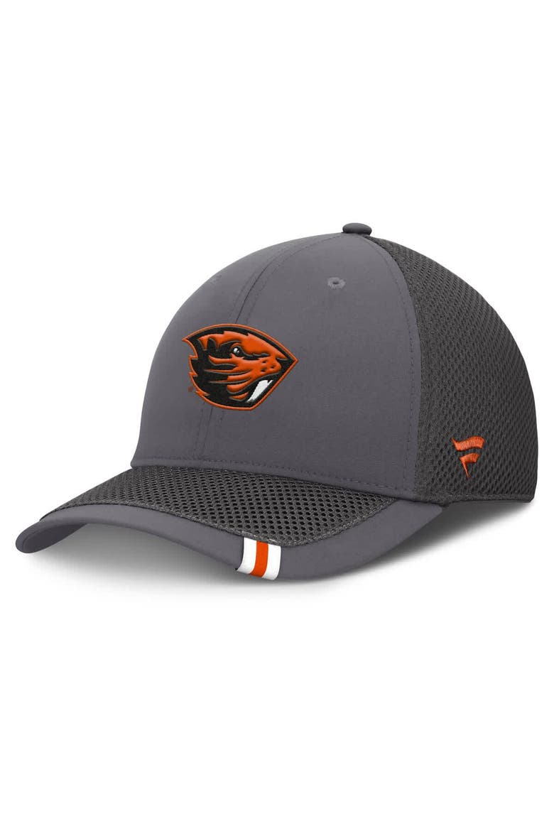 Men's Fanatics Gray Oregon State Beavers Clincher Flex Hat, Main, color, Gray