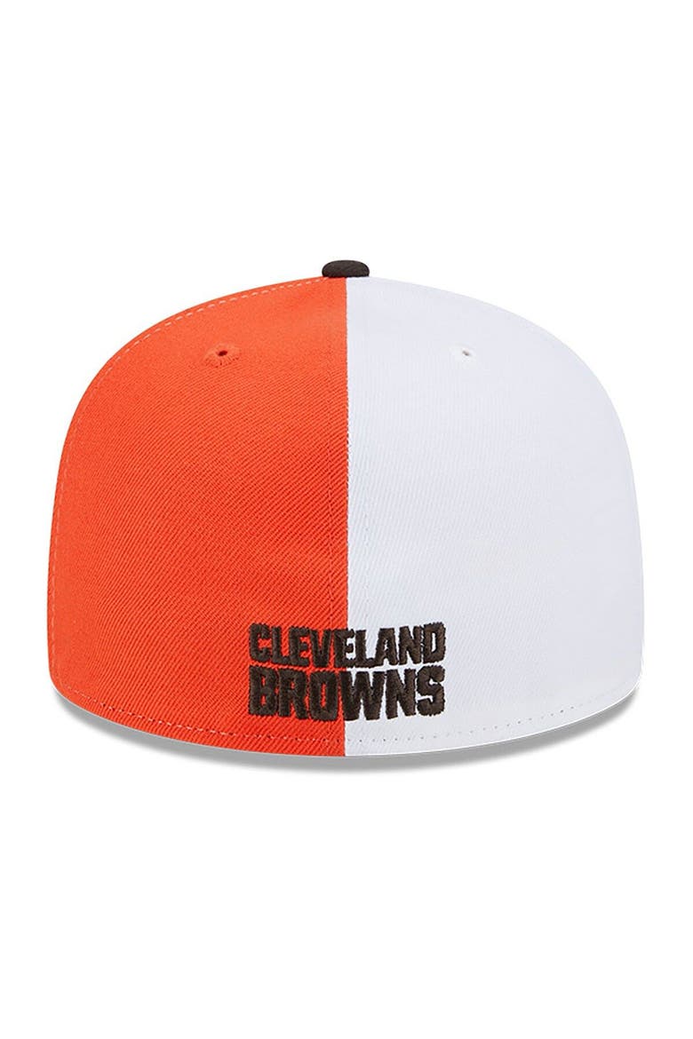 Men's New Era  Orange/Brown Cleveland Browns 2023 Sideline 59FIFTY Fitted Hat, Alternate, color, Orange