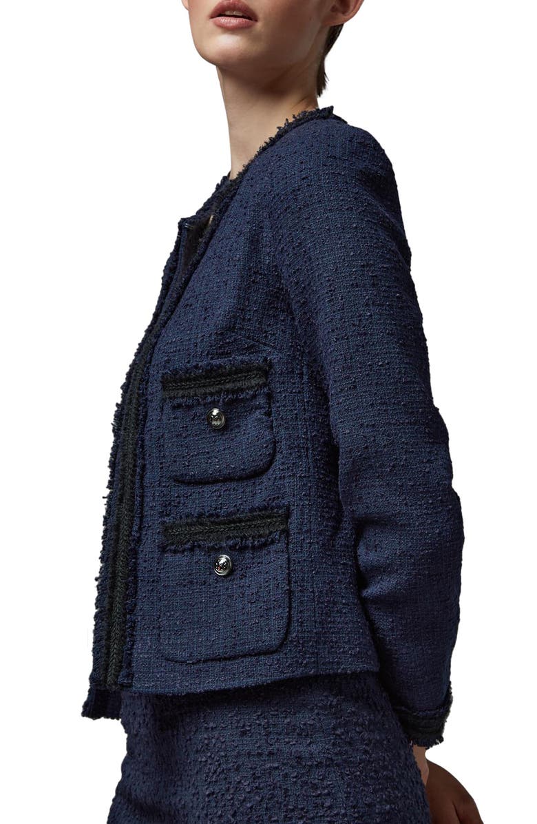 LK Bennett Charlee Tweed Jacket, Alternate, color,