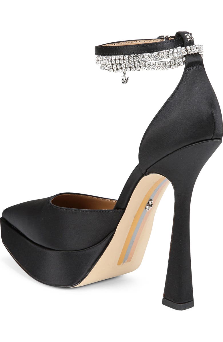 Sam Edelman Andie Crystal Strap Platform Pump, Alternate, color,