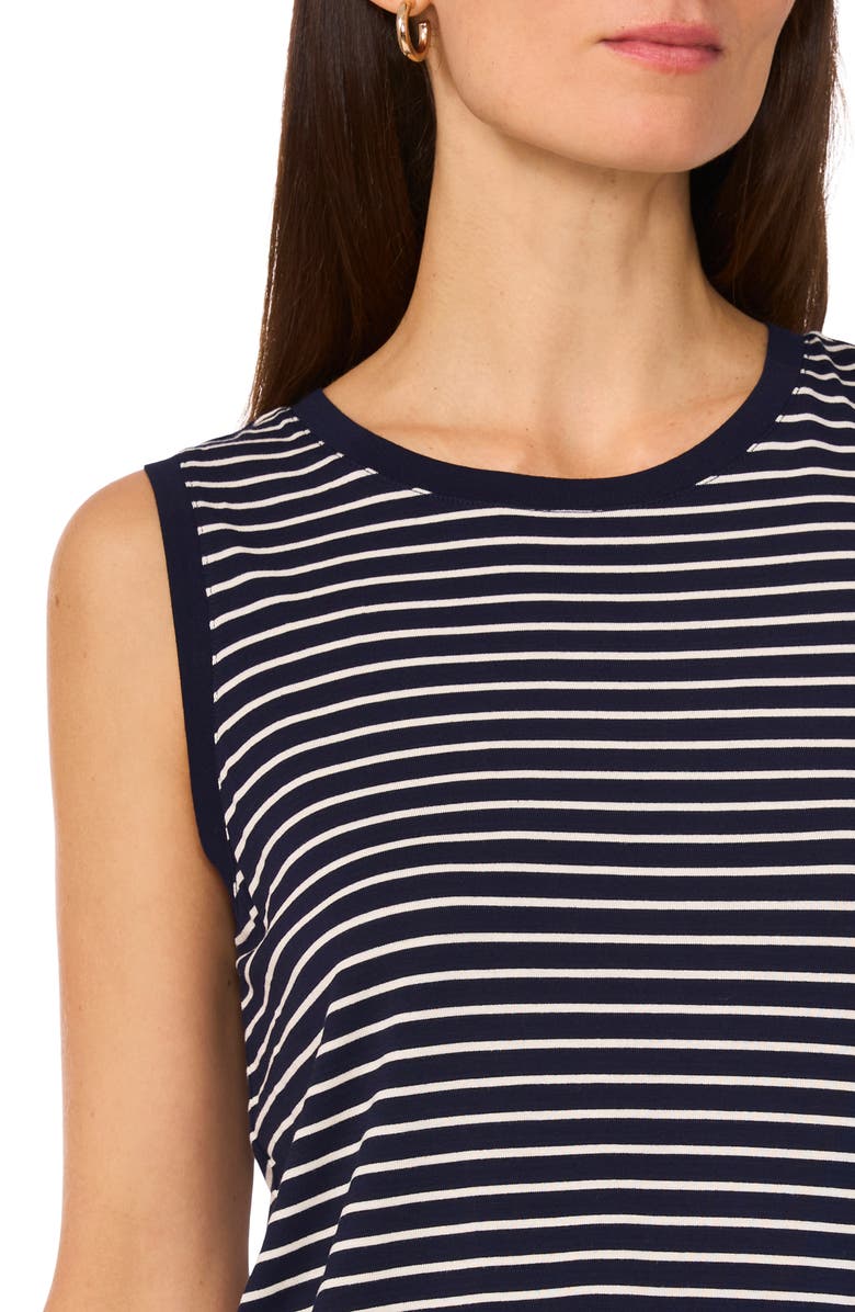 Halogen<sup>®</sup> Back Keyhole Tank, Alternate, color, Classic Navy