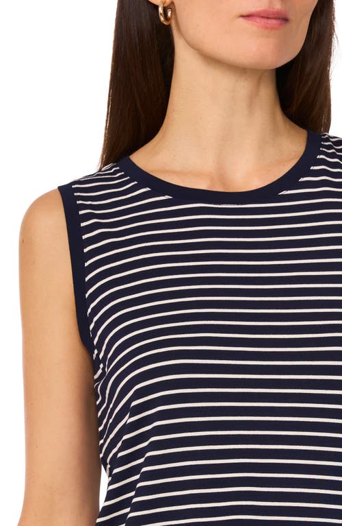 Halogen ® Back Keyhole Tank In Classic Navy
