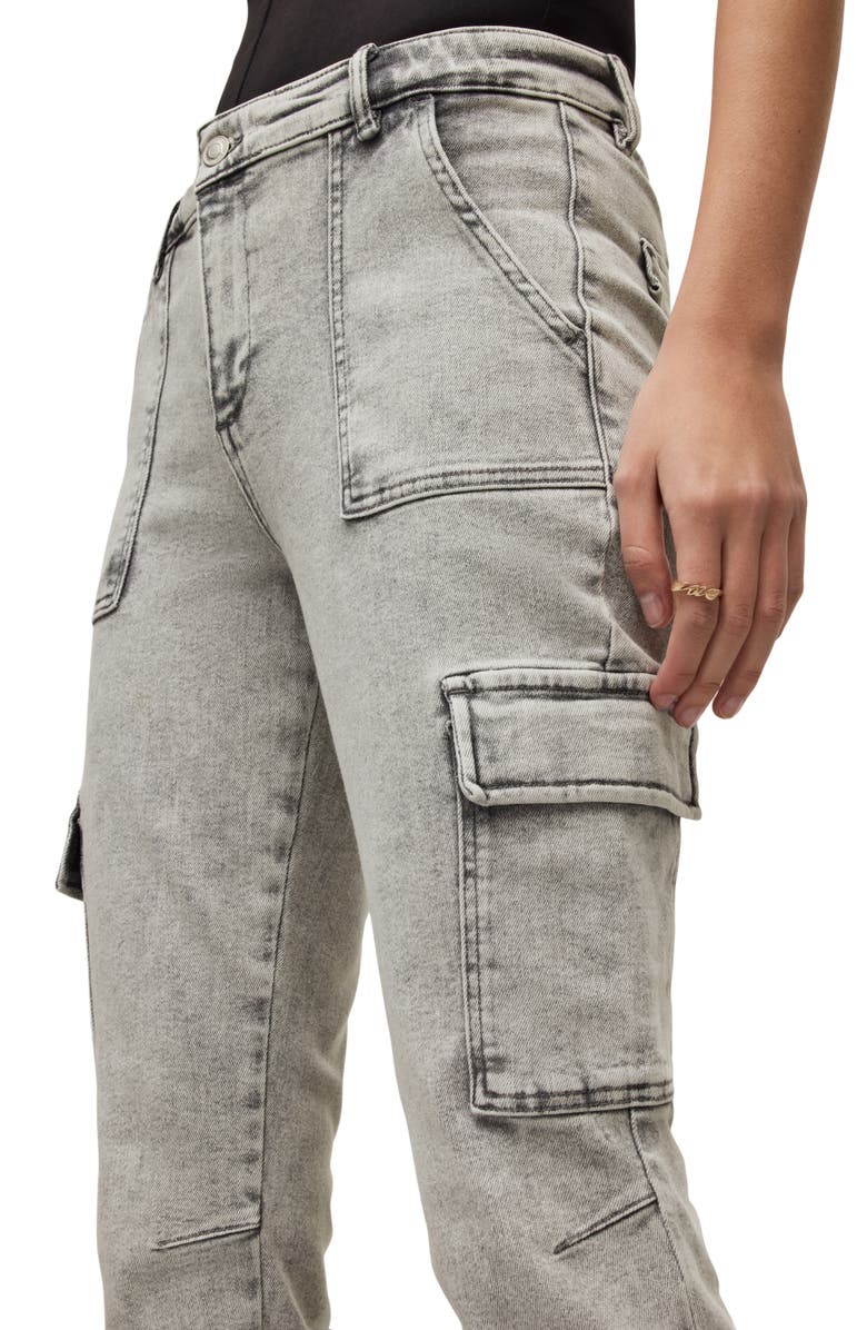 AllSaints Duran Skinny Cargo Jeans, Alternate, color, 