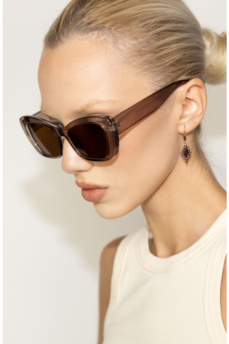 Absolutely Flawless Sunglasses, Alternate, color, Grey Mocca