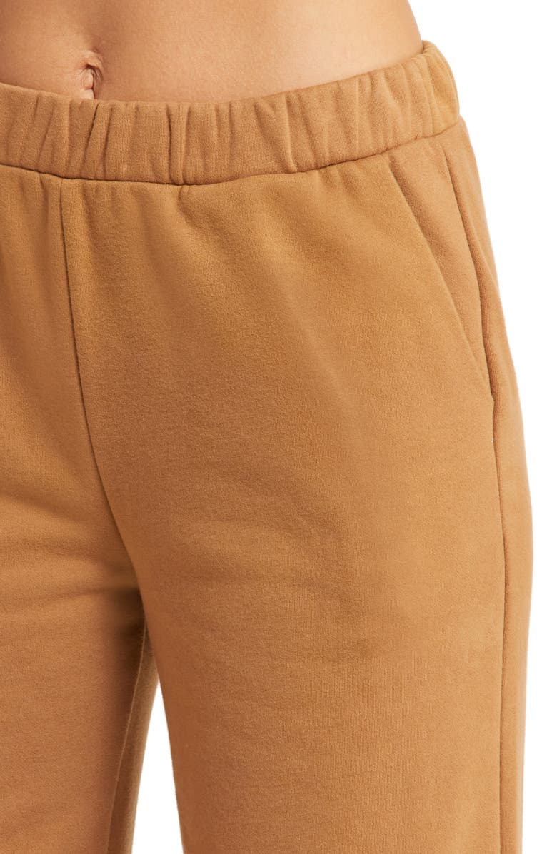 Beyond Yoga On The Go Wide Leg Flare Pants, Alternate, color, Toffee