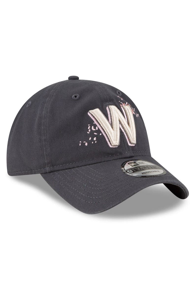 New Era Men's New Era Graphite Washington Nationals 2022 City Connect 9TWENTY Adjustable Hat, Alternate, color, 
