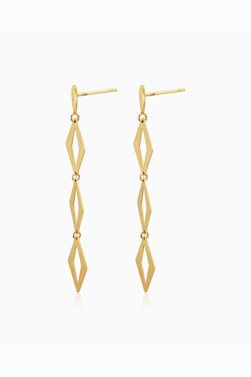 Oradina 14k Gold Cascade Drop Earrings In Yellow Gold