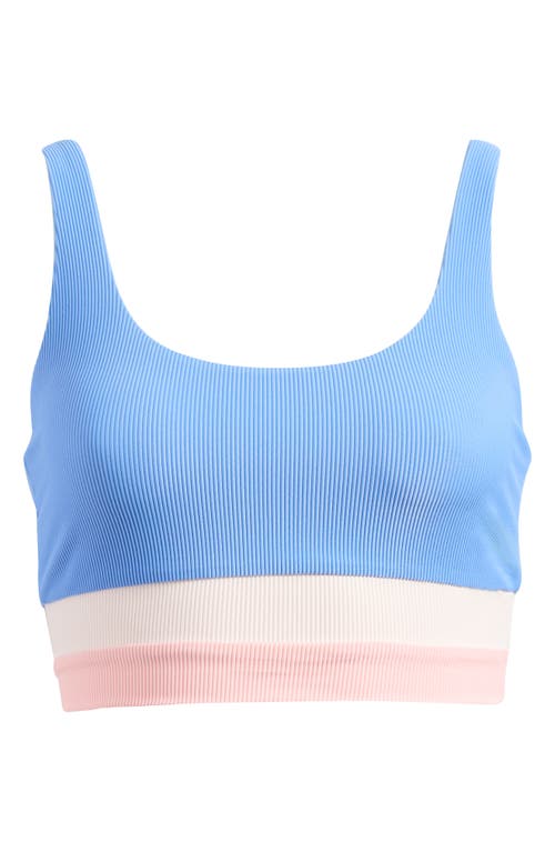 BEACH RIOT BEACH RIOT MACKENZINE COLORBLOCK BIKINI TOP 